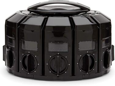 Поличка для спецій KitchenArt Carousel Select-A-Spice, 12 відділень, чорна, 22,2 x 22,2 x 15,2 см, Select-A-Spice Classic, чорний