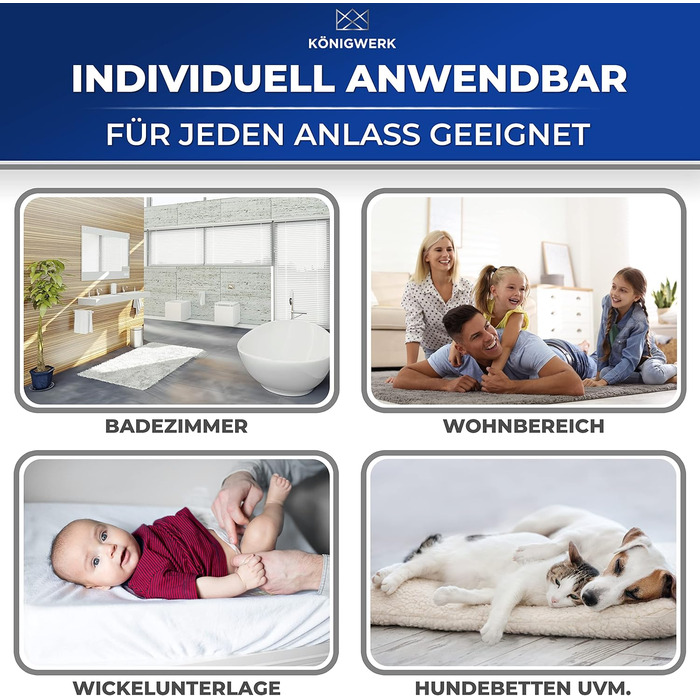 Протиковзкий килимок для килимів (120 x 190 см) Без пластифікаторів - Надзвичайно надійний протиковзкий килимок для килимів та всіх видів підлогових покриттів - Ідеальна протиковзка підкладка для килима