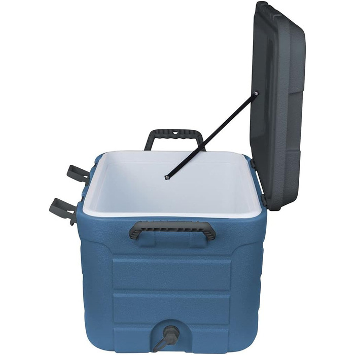 Бокс-холодильник з міцною поліуретановою ізоляцією Пасивний холодильник для кемпінгу, пікніків, фестивалів Зберігає їжу холодною або теплою до 47 годин, міцний HDPE, зручний для транспортування, 30L