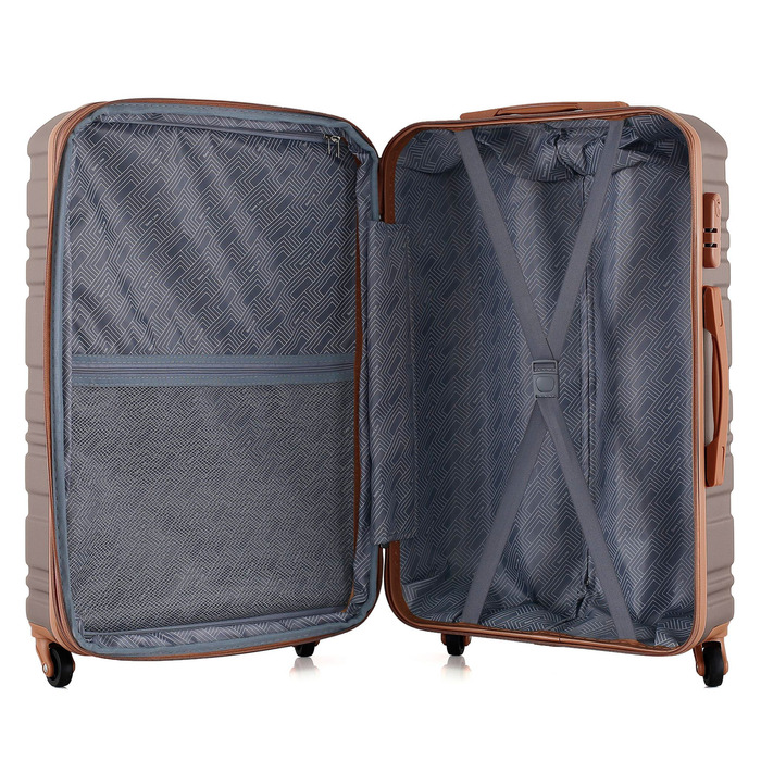 Валіза Semi Line 24' (M) Graphite/Brown (T5689-2)