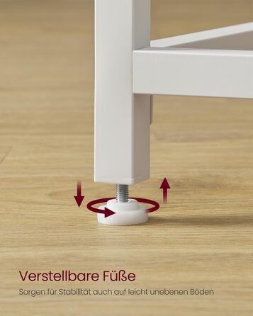 Стіл VASAGLE, комп&39ютерний стіл, офісний стіл, 80 x 50 x 76 см, для кабінету, спальні, вітальні, кленовий білий-хмарно білий LWD038W44V1 80 x 50 см кленовий білий хмарно білий