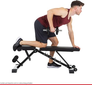 Силова лава HAMMER Force 2.0, похилий тренажер, регулювання кута нахилу, попередньо зібраний на 99, вантажопідйомність 200 кг, транспортні колеса, 123 x 52 x 120