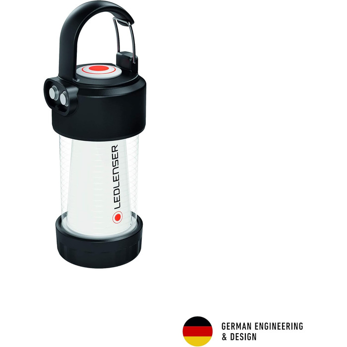 Ліхтар Ledlenser ML4, вуличний, кемпінговий, 300 люмен, час горіння 45 годин, перезаряджається, включно з акумулятором і магнітним кабелем для зарядки