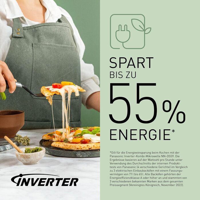 В-1 комбінація мікрохвильової печі та гриля, планшет, 27 літрів, 1000 Вт, приготування на двох рівнях, сенсор Genius, 32 автоматичні програми, піддон для гриля, легко миється, чорний з верхнім/нижнім нагріванням (простір для приготування їжі 27 л), 59NMET