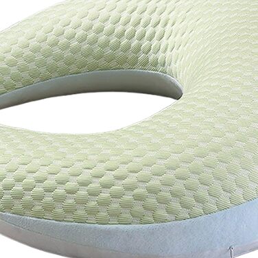 Універсальна ергономічна в&39язана подушка Crealis - подушка для читання для дорослих, сидіння в ліжку, ергономічний підлокітник, аксесуари для дому для дивана, гри, роботи, в&39язання гачком, відпочинку, підлоги, квартири, зелена