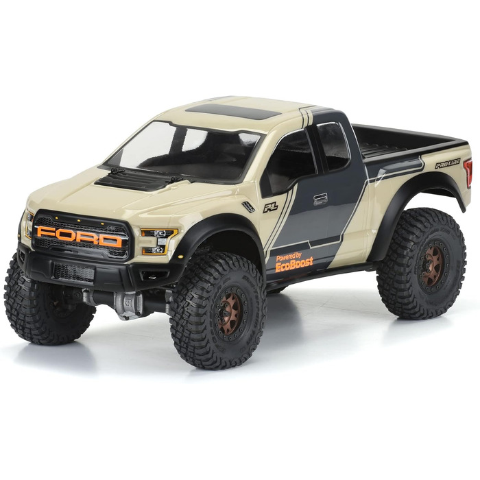 Кузов для 1/10 Ford F-150 Raptor 2017 року (Прозорий), колісна база 313 мм (12.3 дюйми) для Crwlrs