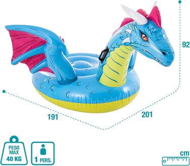 Intex Dragon Ride-ON Single, Intex Dragon Ride-ON Single