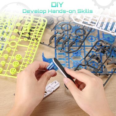 Сонячна іграшка-робот для дітей, набір сонячних роботів 12-в-1 Сонячна або акумуляторна батарея DIY STEM Construction Toy Experime