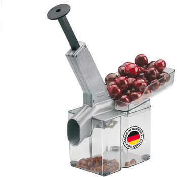 З похилим жолобом і великою серцевиною, пластик/нержавіюча сталь/алюміній, Kirschomat, срібло/чорний/прозорий, 40702260 Kirschomat