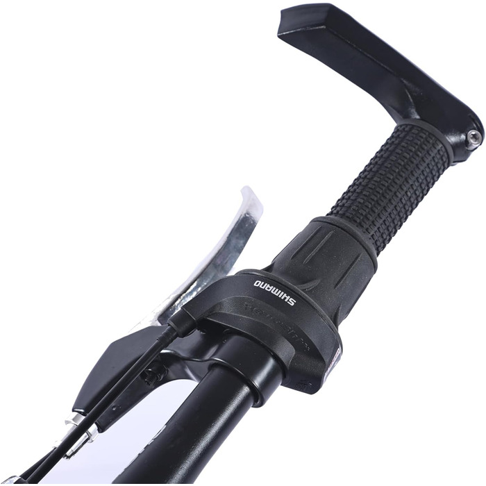 Дюймовий дитячий гірський велосипед для хлопчиків та дівчаток 7-швидкісні передачі Shimano передні та задні дискові гальма амортизаційна вилка міцна сталева рама дитячий велосипед, червоний, 20-