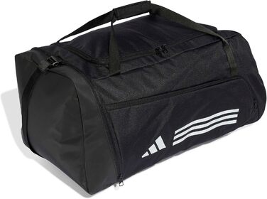 Сумка Adidas Unisex Essentials 3-Stripes Duffel Bag LL чорна/біла