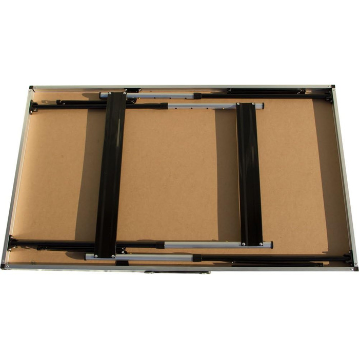 Складаний стіл для обклеювання шпалерами Lemodo чорного кольору Робочий стіл Регульований по висоті багатофункціональний стіл Стіл для блошиного ринку 100 x 60 см Багатофункціональний стіл, вантажопідйомність до 30,0 кг