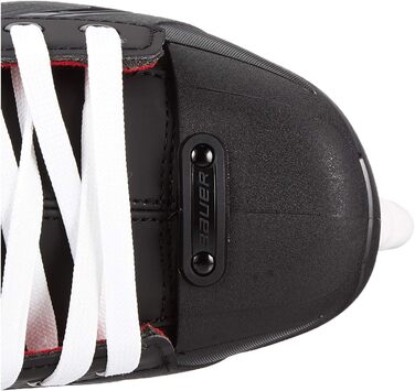 Взуття для хокею на траві Bauer Boys Pro Skate 37.5 EU Чорний Чорний Білий Червоний Si 900