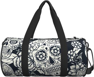 Спортивна дорожня сумка з дизайном черепа, унісекс, велика сумка для подорожей та спорту