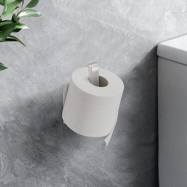 Тримач для туалетного рулону Lonvii Без свердління - Тримач для туалетного рулону з нержавіючої сталі Тримач для туалетного рулону