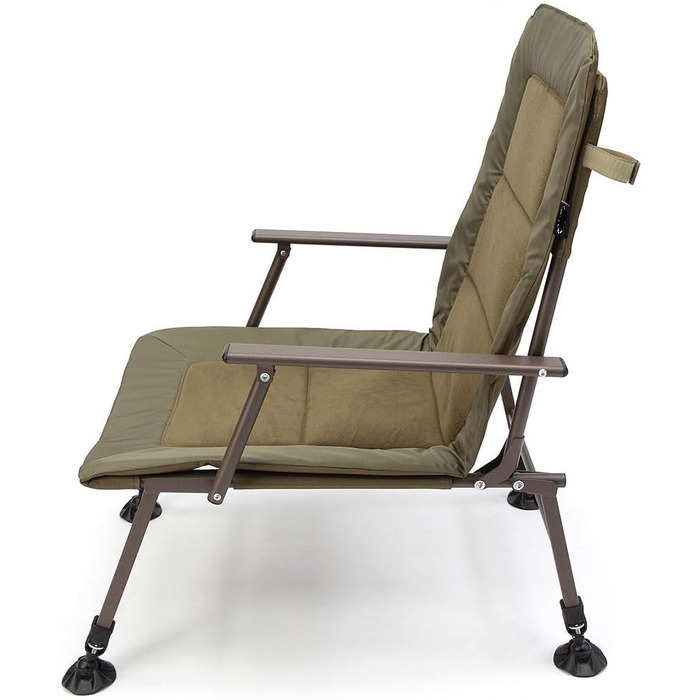 М&39яке рибальське крісло G8DS XPR з грязьовими ніжками, регульованими підлокітниками, зручним сидінням для лову коропа