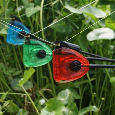 Свінгер для лову коропа Hirisi Tackle, 4 кольори, світлодіодні ліхтарі, індикатор клювання, риболовецький аксесуар, регульована еластичність, 2 рівні, зі швидким звільненням FBA-B2045-MIX