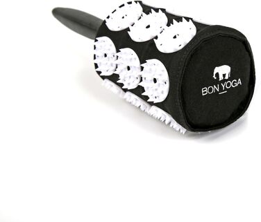 Роликовий масажний ролик для лімфотоку, масажер для шиї, полегшення подряпин на спині, зняття м&39язової напруги та болю, релаксація, інструмент для ручного масажу, чорний