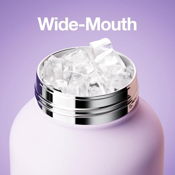 Ізольована пляшка для води з соломинкою, ручкою, соломинкою та гвинтовою кришкою, 940 мл, з нержавіючої сталі для фітнесу та спорт