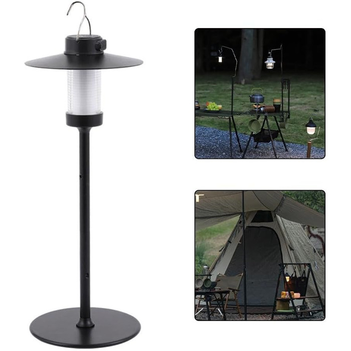 Портативний ліхтар для кемпінгу на відкритому повітрі з USB-акумулятором та світлодіодним ліхтарем для намету, саду та використання в приміщенні - довговічний підвісний світильник з регульованою яскравістю
