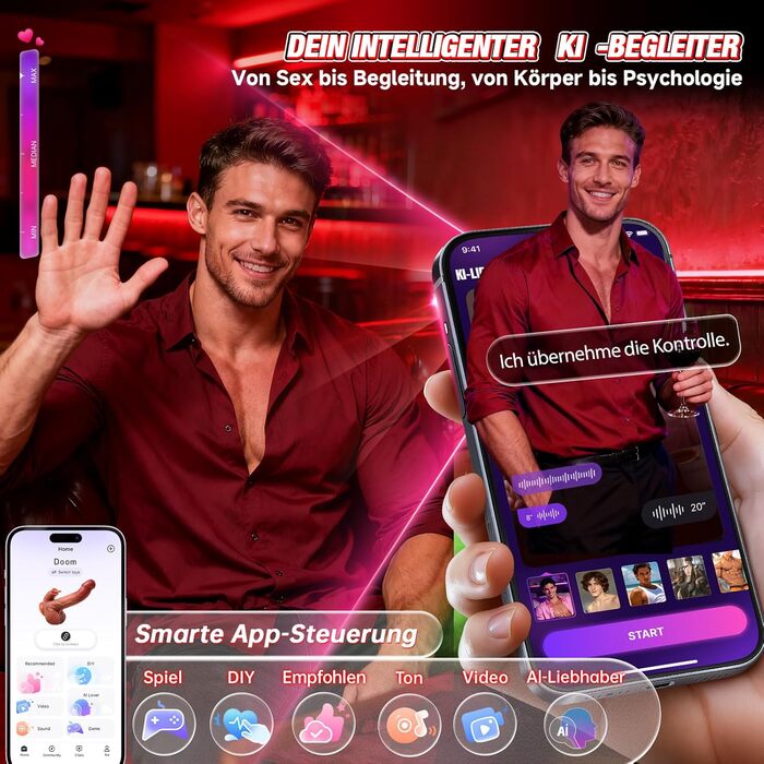 Вібратор Tagnaff, з функцією смоктання, 81 режим, для жінок