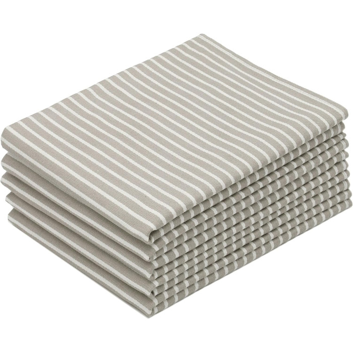 Набір з 5 бавовняних чайних рушників розміром 50x70 см - добре поглинаючі та міцні кухонні рушники - можна прати при температурі д