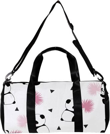 Спортивна сумка, маленька дорожня сумка, сумка для фітнесу та шопінгу для йоги, милий панда, сумка для активного відпочинку, ручна поклажа