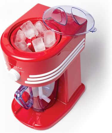 Льодогенератор SlushIce Machine, 2 режими роботи для морозива грубого та тонкого помелу, ретро дизайн, 15 Вт, в т.ч. глечик 1 літр