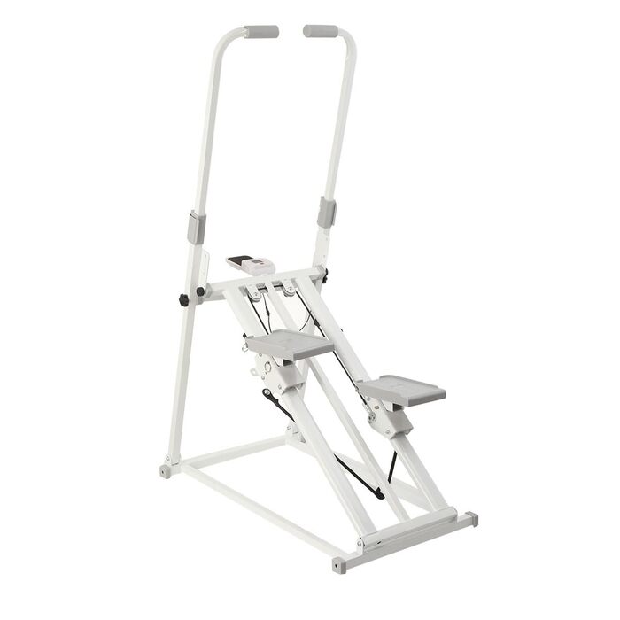 Степер для домашнього спортзалу, Stairmaster для домашнього використання, вертикальний тренажер для тренування всього тіла, складний кардіо-степер, регульовані кермо та кут нахилу, для фітнес-обладнання для домашнього офісу