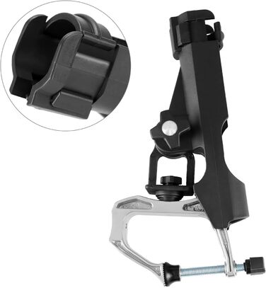 Тримачі для вудок QWORK з 2 частин для човнів, рибальських човнів, каяків - регульовані на 360 градусів тримачі для вудок - легке складання, стабільні та універсальні