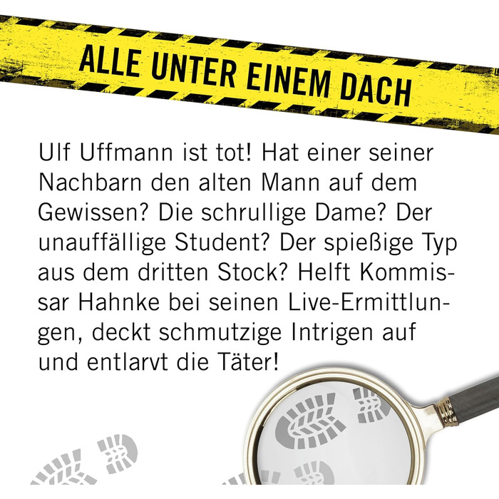 Приховані ігри Tatort - Alle unter einem Dach - німецька - реалістична кримінальна гра, захоплююча детективна гра, гра в квест-кімнату