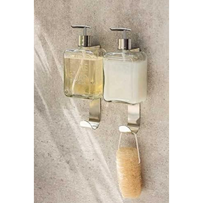 Дозатор для мила WENKO Pure Soap, багаторазовий дозатор для рідкого мила з високоякісного скла, великий дезінфікуючий дозатор для