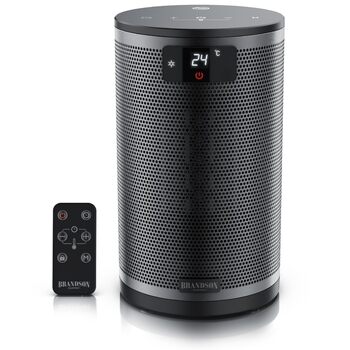 Тепловентилятор з пультом дистанційного керування - Лауреат нагород - ЕКО-режим, енергозберігаючий, тихий - 1500 Вт - 2 швидкості - Захист від перекидання та перегріву