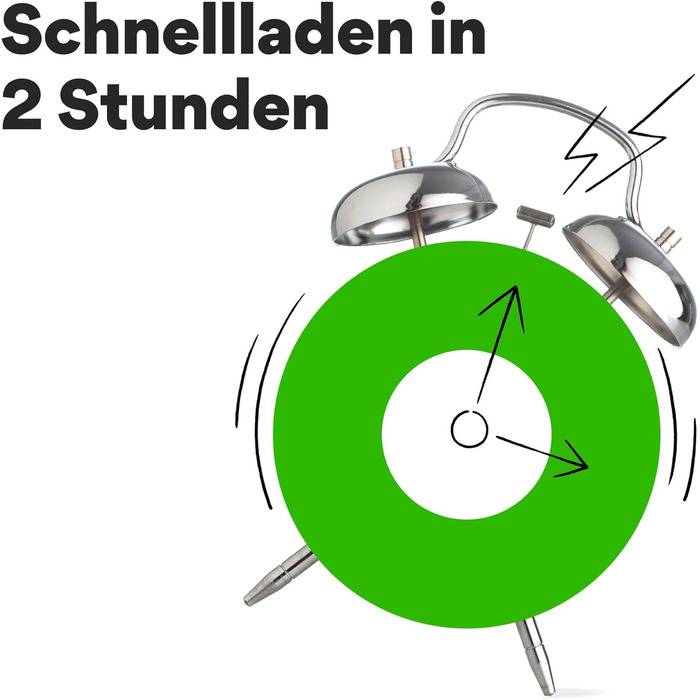 Зарядний пристрій, включаючи 4 батареї типу AA ємністю 2600 мАг, 452, USB-