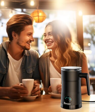 Вт піноутворювач для молока електричний 4 в 1 Автоматичний піноутворювач для підігріву молока з антипригарним покриттям Автоматичн