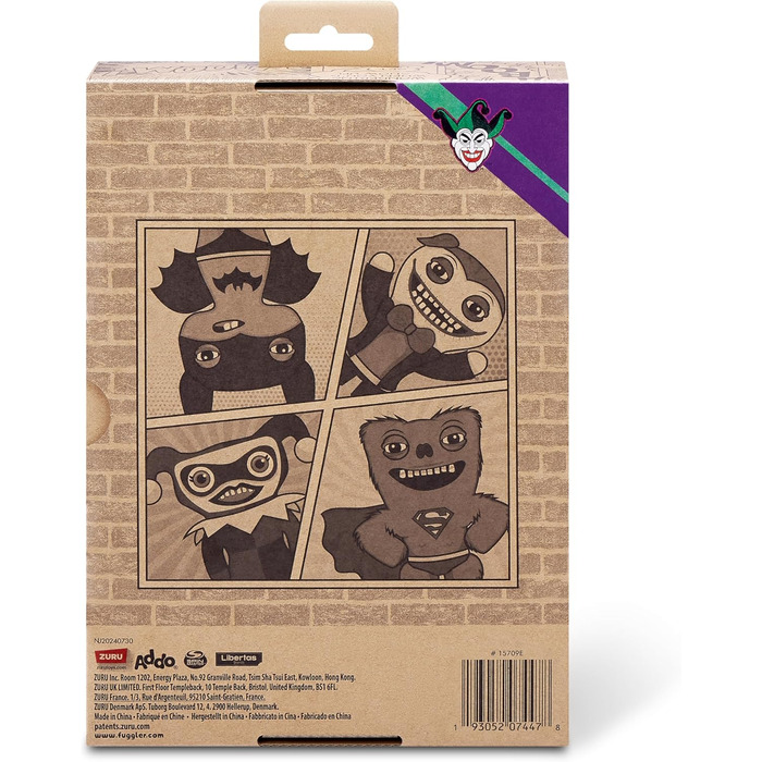 Плюшева іграшка FUGGLER x DC, Джокер, 23 см