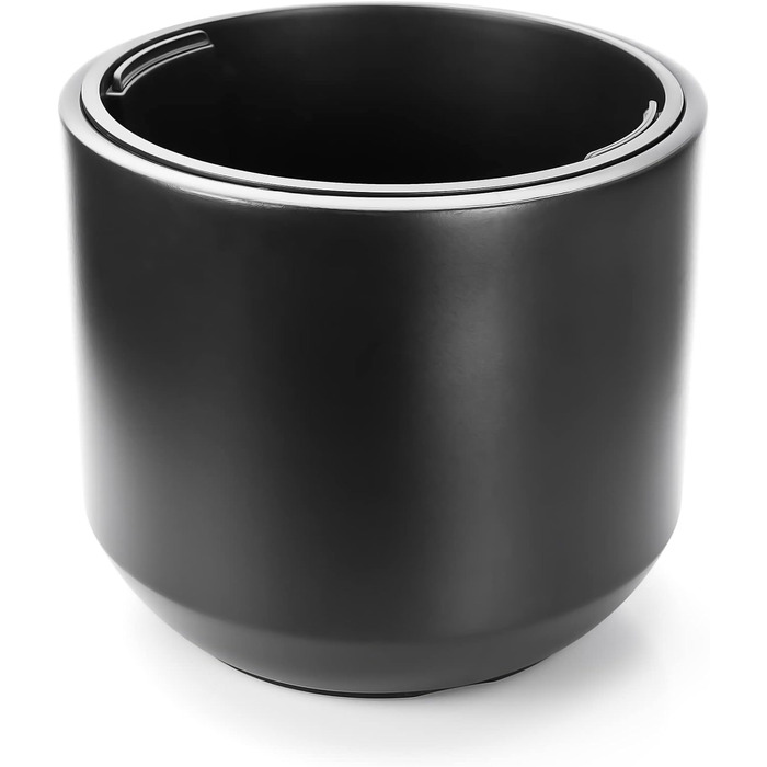 Квітковий горщик BigDean Style ø 40 см, антрацитовий, зі знімним внутрішнім горщиком - всепогодний квітковий горщик з ударостійкого пластику - великий горщик, підходить для використання на вулиці та в приміщенні ø 40 см