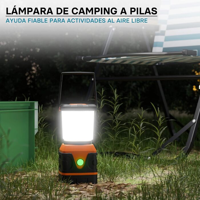 Ліхтар для кемпінгу на батарейках з 4 режимами освітлення, світлодіодний кемпінговий ліхтар з регульованою яскравістю, вуличний ліхтар, кемпінговий ліхтар, ліхтар для намету, акумуляторний