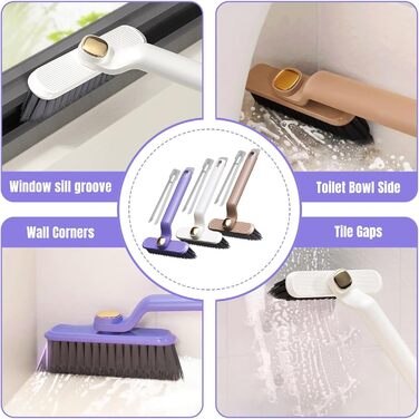 Щітка для затірки для ванної кімнати - щітка для чищення затірки з жорсткою щетиною - для чищення настінної та підлогової плитки -