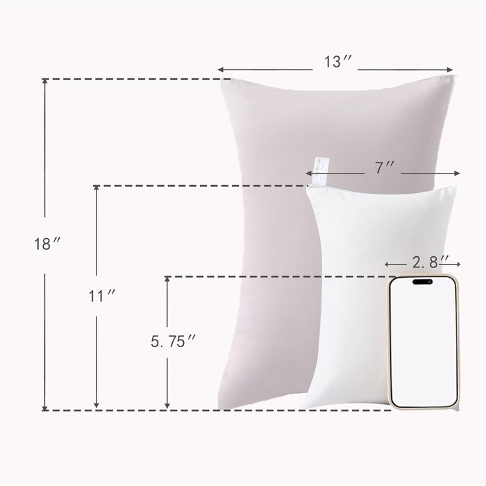 Бавовняна подушка MEILA для немовлят, 33 x 45 см, для сну та подорожей, можна прати в машині, дитяча подушка, ідеально підходить д