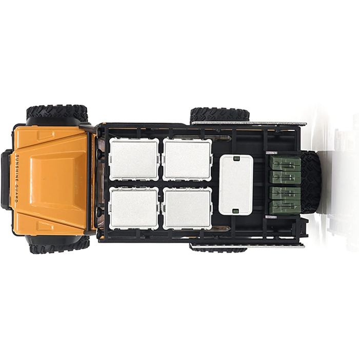 Металевий краулер 4WD 128 RTR жовтий, 22567 D90X28