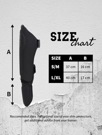 Щитки для гомілок BENLEE зі штучної шкіри Claudius чорні, розмір L-XL