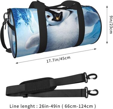 Сумка для подорожей Танцюючий Пінгвін, спортивна сумка для фітнесу, велика дорожня сумка, сумка на ніч/вихідні для чоловіків та жінок
