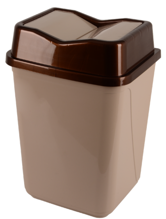 Кошик для сміття Violet House 0092 Бабочка CAPPUCHINO 30 л (7196752)