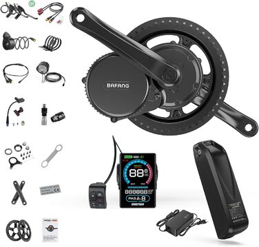 Комплект для переобладнання електровелосипеда Bafang 48 V 250 Вт середнього приводу