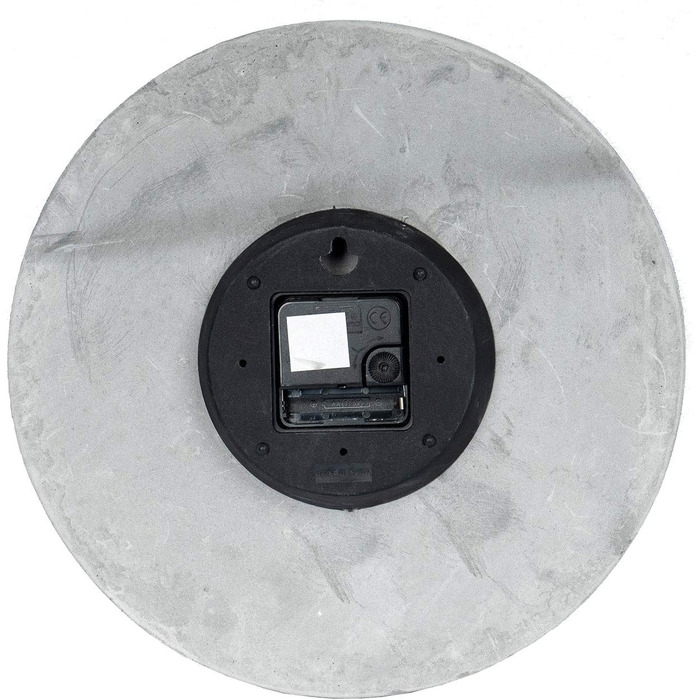 Високоякісний бетонний годинник настінний годинник із сірої міді приблизно 30 см круглий Сучасне оздоблення стін Дизайнерський год