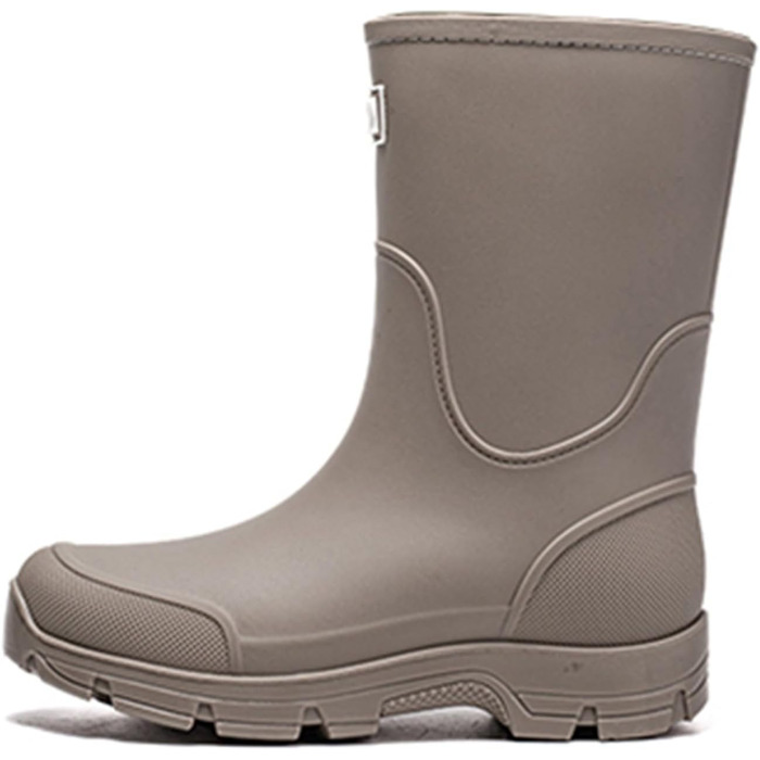 Чоловічі гумові робочі чоботи до середини литки, утеплені грязьові чоботи зі зручною спортивною підошвою для подорожей та походів, сірі, EU 40 2/3