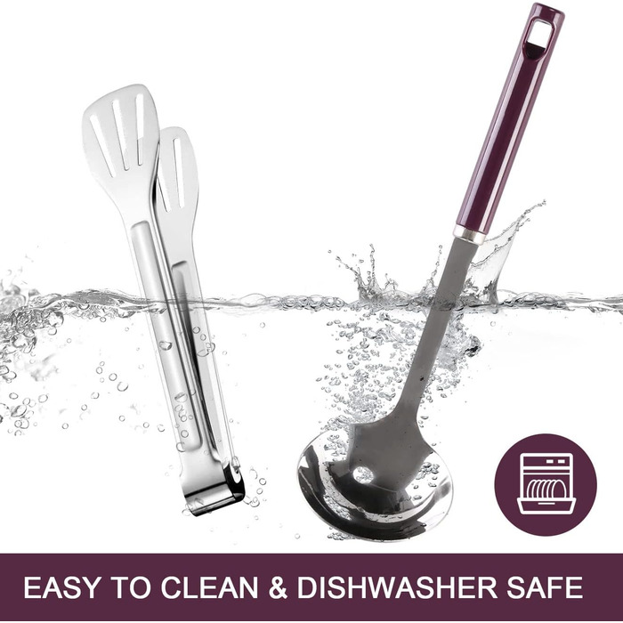 Набір кухонного начиння Odoland, набір посуду для вулиці з ножем сантоку, кухонними ножицями, шпателем, щипцями, ополоником та обробними дошками ідеально підходить для пікніків, подорожей, походів та садівництва (9 предметів)