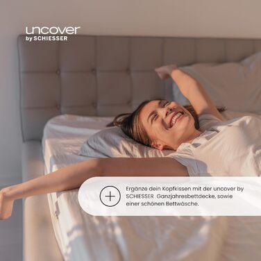 Подушка Uncover by Schiesser Chelsea - 40 x 80 см - Біла