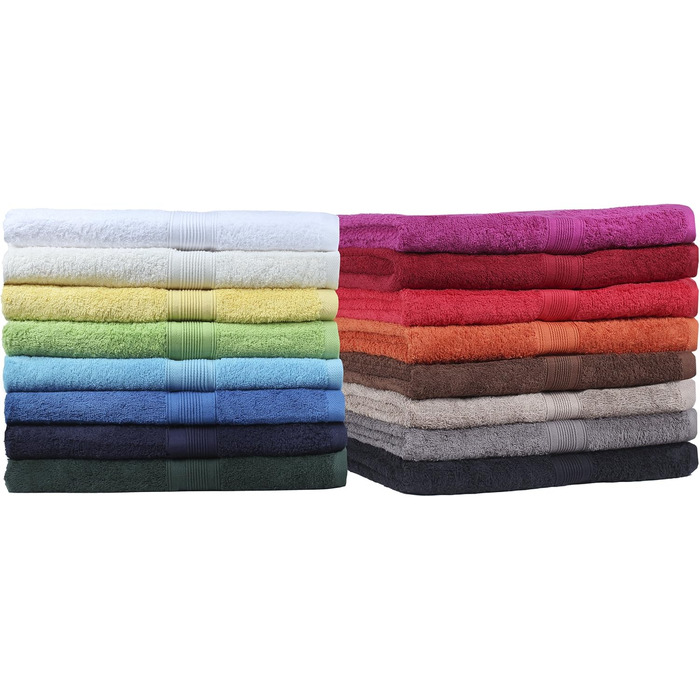 Рушників махрових 50x100 см, 100 бавовна, антрацитно-сірий, 50 x 100 см антрацит/сірий, 8